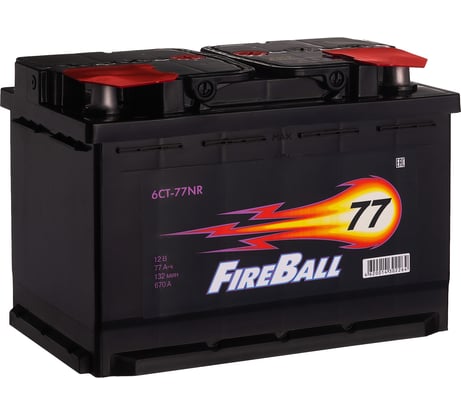 Аккумулятор FIRE BALL 6ст 77 NR, 670 А CCA, 577112020