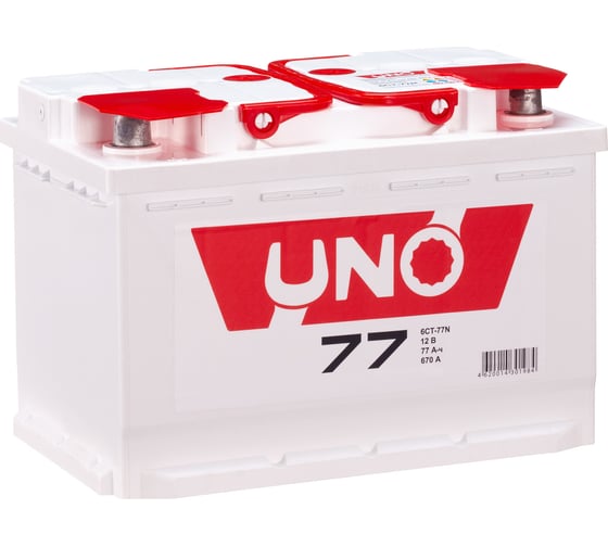 Аккумулятор UNO 6ст 77 N, 670 А CCA, 577111010