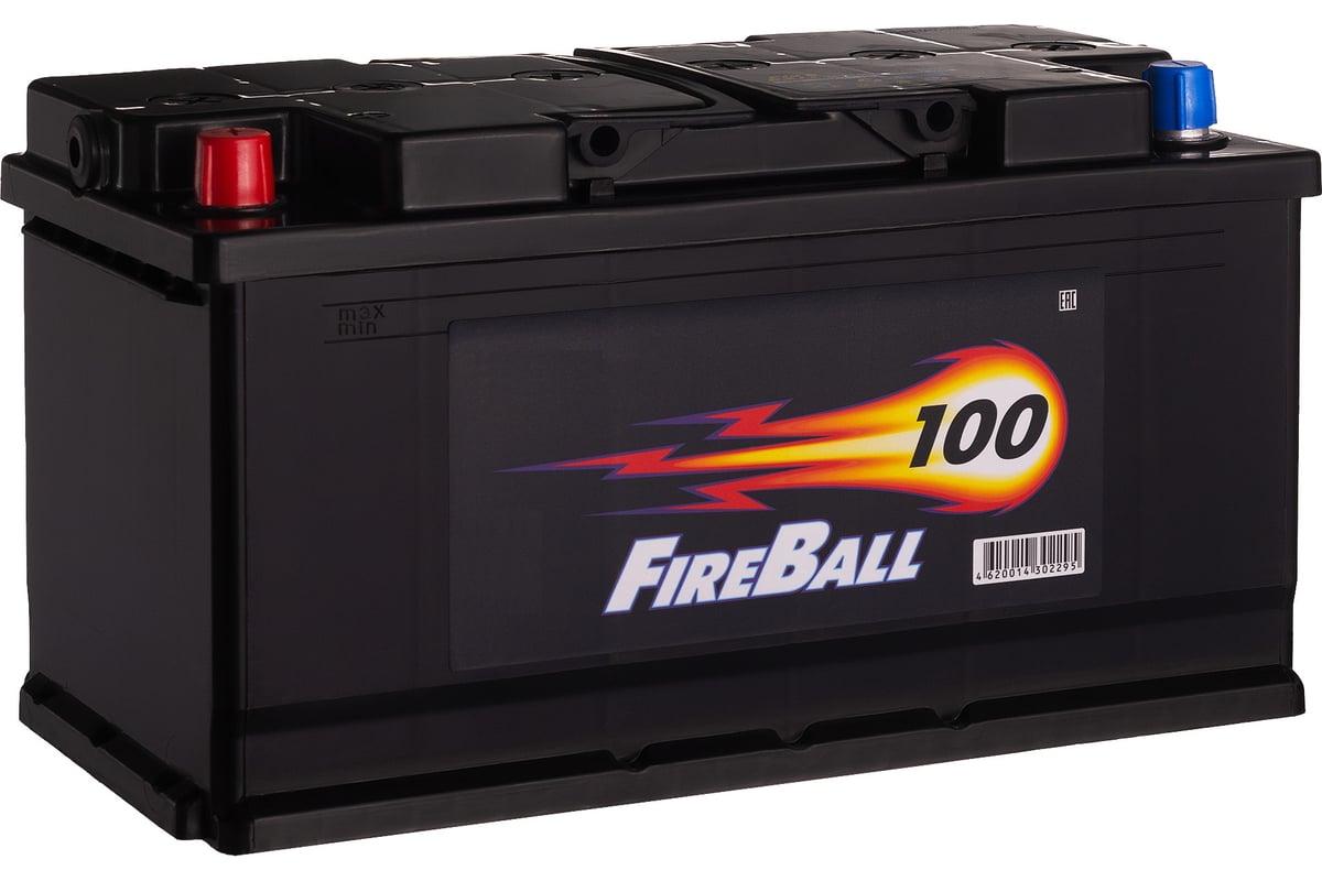 Аккумулятор FIRE BALL 6ст 100 N, 810 А CCA, 600119020