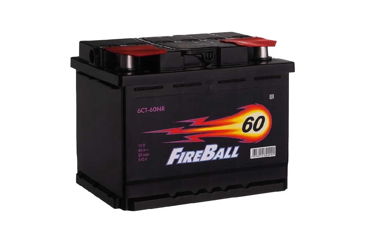 Аккумулятор FIRE BALL 6ст 60 NR, 510 А CCA, 560108020