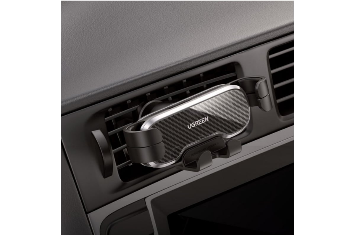 Автомобильный держатель для телефона Ugreen Gravity Drive Air Vent 80539 -  выгодная цена, отзывы, характеристики, фото - купить в Москве и РФ