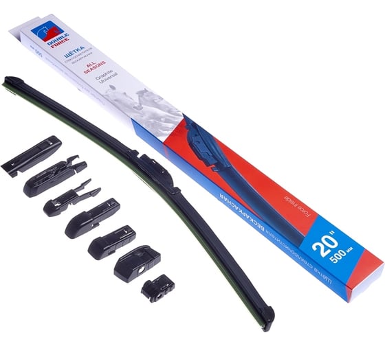 Щетка стеклоочистителя бескаркасная 500 мм (20") DFF20 Double Force 1714066 1