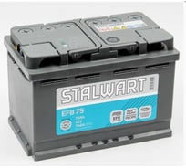 Аккумуляторная батарея Stalwart EFB 6СТ-75.1 STE 75.1