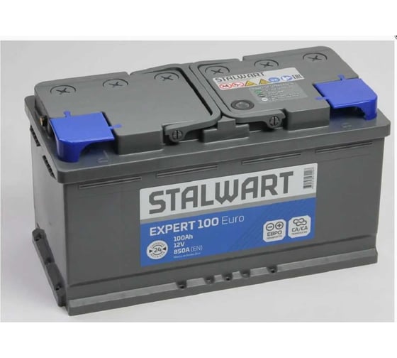 Аккумуляторная батарея Stalwart Expert 6СТ-100.0 STEx 100.0