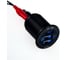 Разъем Usb в авто Pro Legend врезные, 12-24 В, 3USB, круглый, QC3.0+2.4 A+2.4 A PL9374 6