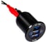 Разъем Usb в авто Pro Legend врезные, 12-24 В, 3USB, круглый, QC3.0+2.4 A+2.4 A PL9374 7