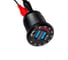 Разъем Usb в авто Pro Legend врезные, 12-24 В, 2USB, круглый, QC3.0 + вольтметр PL9371 4