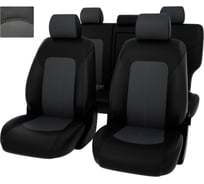 Чехлы PSV Оригинал для Hyundai Tucson IV 2020 г., черно-серая экокожа 135238