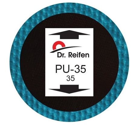 Универсальная заплата для шин 35 мм Dr. Reifen 200 шт в упаковке PU-35