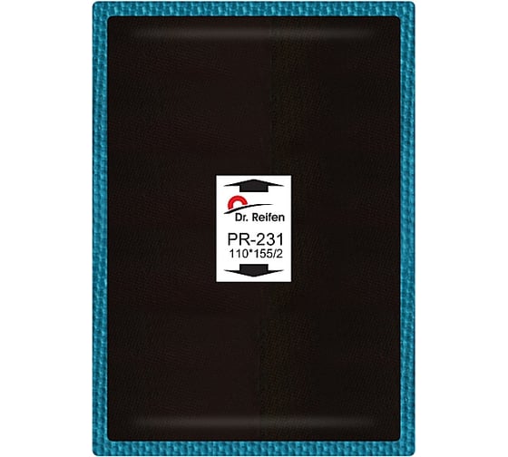 Кордовый пластырь Dr. Reifen 110x155/2 слоя корда 10 шт в упаковке PR-231