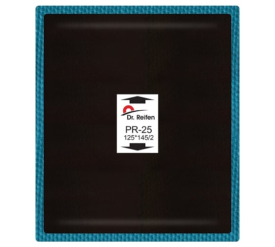 Кордовый пластырь Dr. Reifen 125x145/2 слоя корда 10 шт в упаковке PR-251