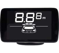 Универсальная система парковки Parkmaster 4 черных датчика тип АX, индикатор 23 23U-4-AX-Black