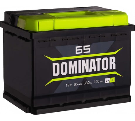 Аккумулятор DOMINATOR 6 СТ 65 Ач 0 LR, 630 А ССА, 565108060