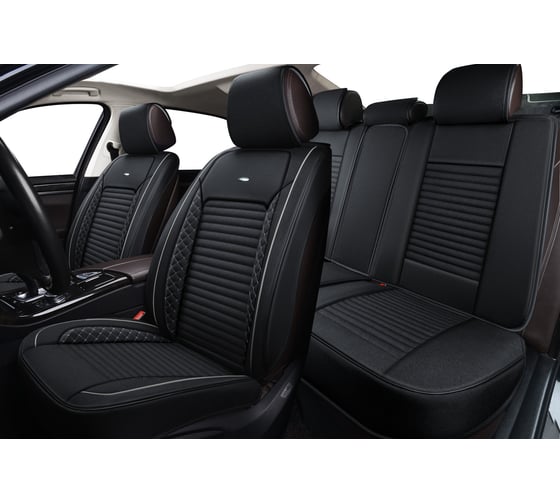 Накидки PSV 2D PREMIUM Present черный, отстрочка серая, компл. 134963 1