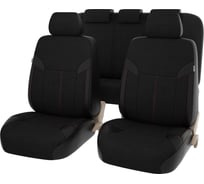 Чехлы PSV Amulet Next черный, отстрочка красная, экокожа/велюр 135371