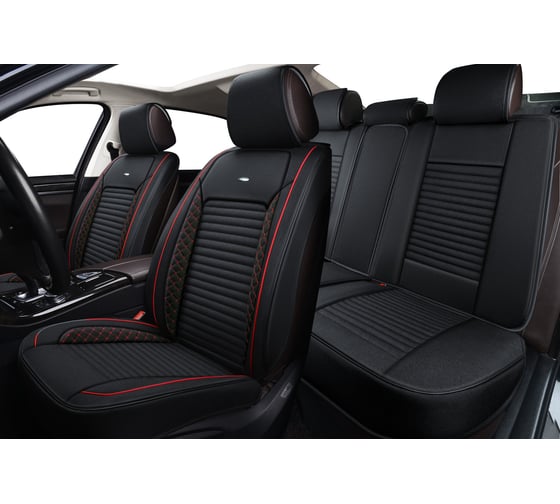 Накидки PSV 2D PREMIUM Present черный, отстрочка красная, компл. 134962 1