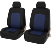 Чехлы PSV Elegant Next 2 FRONT черный, синий ромб, экокожа 135347