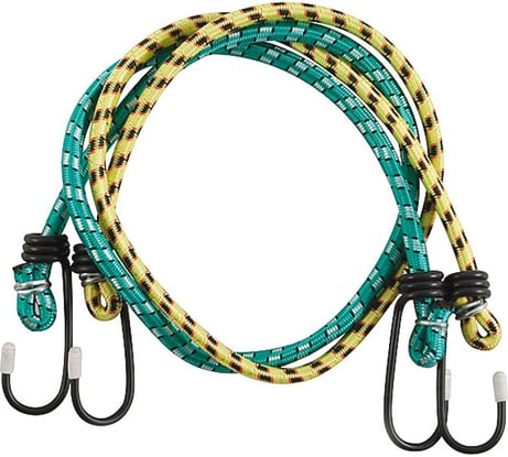 Шнур крепежный резиновый со стальными крюками 2 шт. 120см х 7мм КУРС 64894