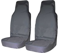 Комплект грязезащитных чехлов на передние сиденья 2шт, серый Tplus T001266
