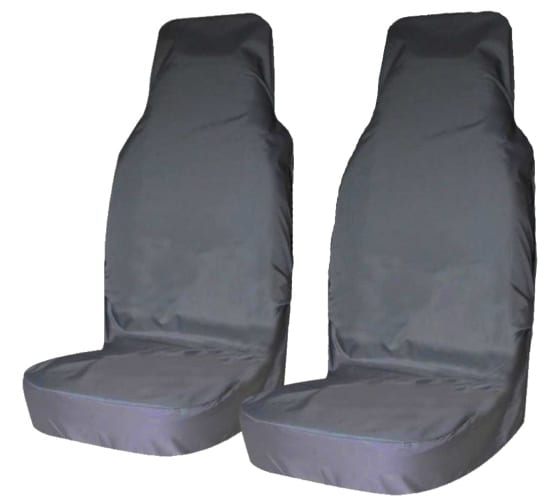 Комплект грязезащитных чехлов на передние сиденья 2шт, серый Tplus T001266 1