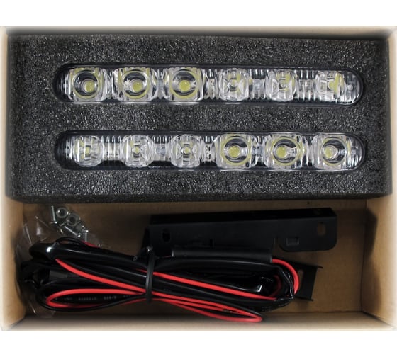 Ходовые огни Вымпел DRL-HP-L6 мет.корп, 6 диод 5047