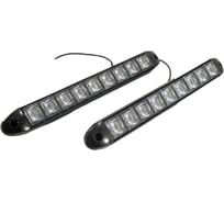 Ходовые огни Вымпел DRL-SF-9 BLACK резин.корп, 9 диод 5052