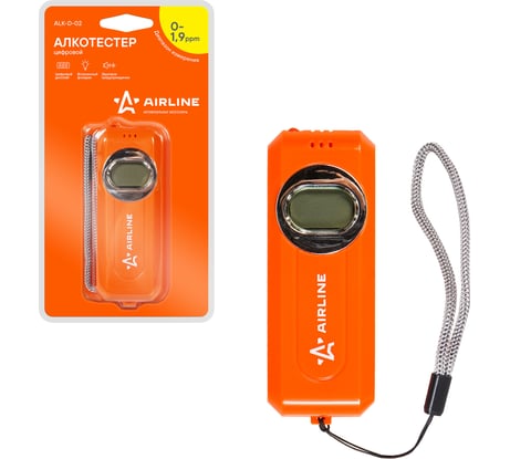 Цифровой алкотестер Airline ЖК дисплей ALK-D-02