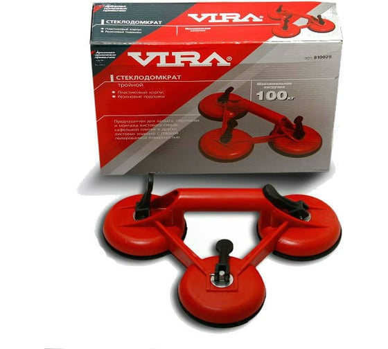 Тройной стеклодомкрат VIRA 100 кг 810029