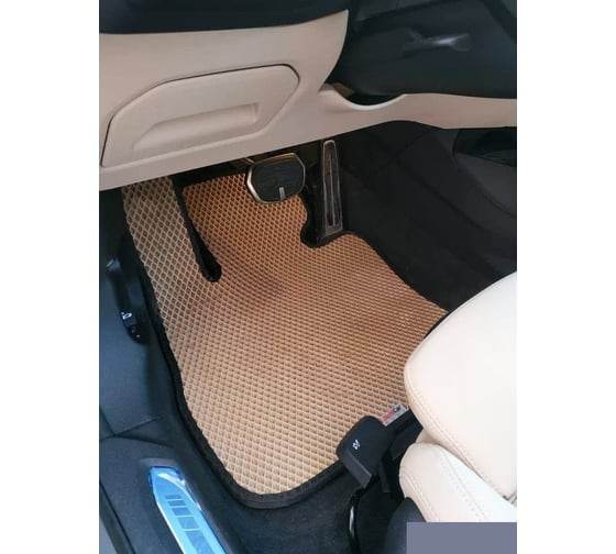 Комплект ковриков DuffCar в салон bmw 2 (f44) 2019 -, черный ромб с черным кантом 4318-1-9-14 1