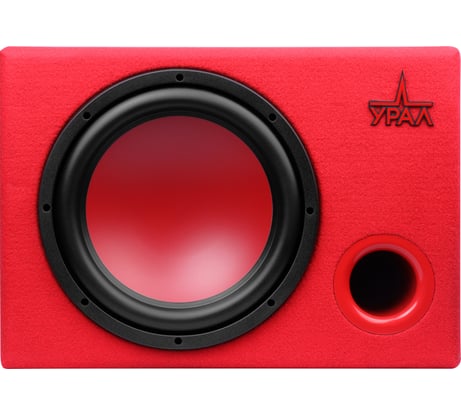 Активный сабвуфер Ural sound УРАЛ АС-У12А КРАСНЫЙ