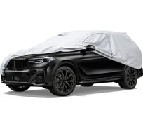 Чехол-тент на автомобиль AUTOPROFI кроссовер (джип), серый, peva + мягкая подкладка, водонепроницаемый, 571x203x160 см SUV-600 (GRAND)