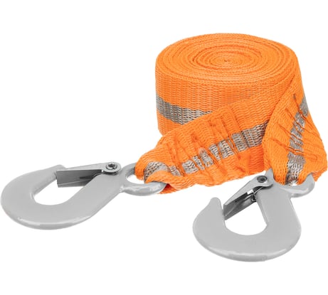 Буксировочный трос STELS 10 тонн 2 крюка, сумка на молнии Россия 54383