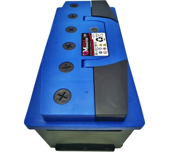 Аккумуляторная батарея Quick Master SP 6СТ-100 (R)-(0) 780А, 353x175x190 4657771813269