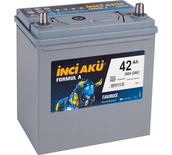 Аккумулятор INCI AKU Formul A 42R 360A 197x127x220 462589