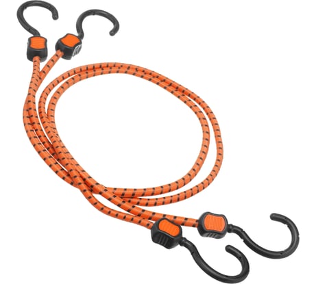 Багажные резинки, обрезиненные крюки, 2 шт, 1000 мм STELS 54363