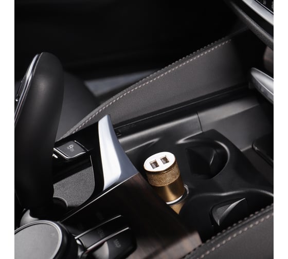 Автомобильное зарядное устройство REXANT 2хusb (азу) 1 000+2 100ma 18-1199