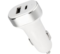Автомобильное зарядное устройство REXANT usb-a+usb-c, 3.1 a белая 18-2227
