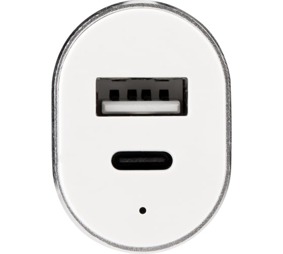 Автомобильное зарядное устройство REXANT usb-a+usb-c, 3.1 a белая 18-2227