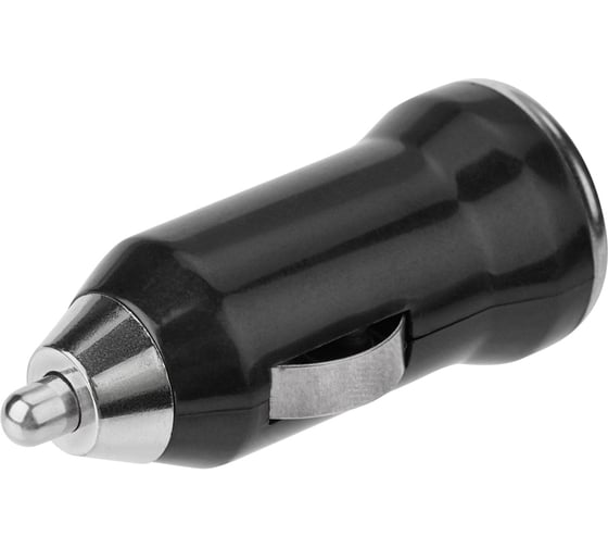 Зарядное устройство в прикуриватель REXANT usb, 5 В, 1000 мА, черное 16-0280