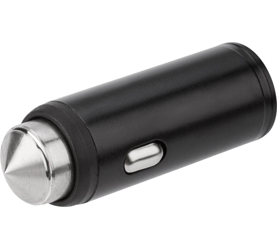 Зарядное устройство в прикуриватель REXANT usb, 5 В, 2.4 А, черное 16-0282