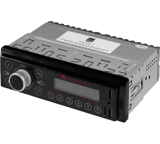 Радиоприемник Ural sound с USB, SD/MMC проигрывателем с функцией Bluetooth УРАЛ МОЛОТ АРС-МТ 333К
