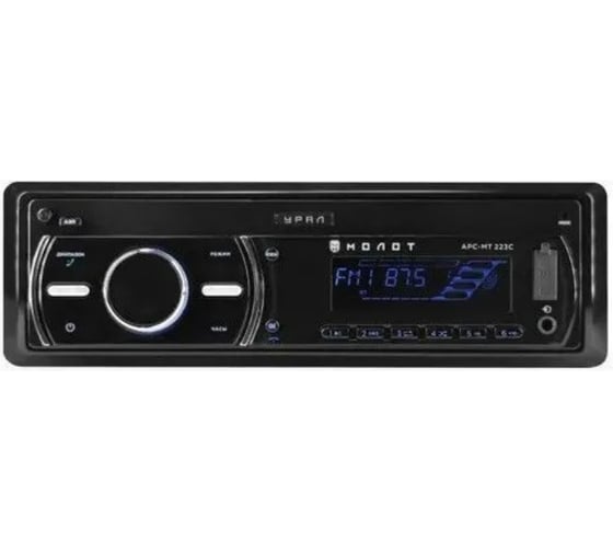 Радиоприемник Ural sound с USB, SD/MMC проигрывателем с функцией Bluetooth УРАЛ МОЛОТ АРС-МТ 223С