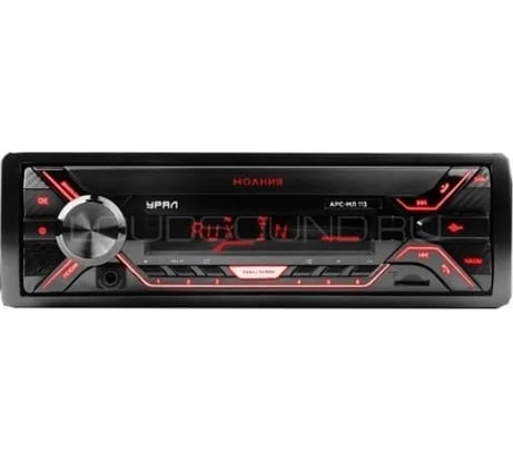 Радиоприемник Ural sound с USB, SD/MMC проигрывателем с функцией Bluetooth УРАЛ МОЛОТ МОЛНИЯ АРС-МЛ 113