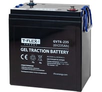 Аккумуляторная батарея T-FLEX 3-GVT-125 235 Aч, 6 В 235 T-Flex 235