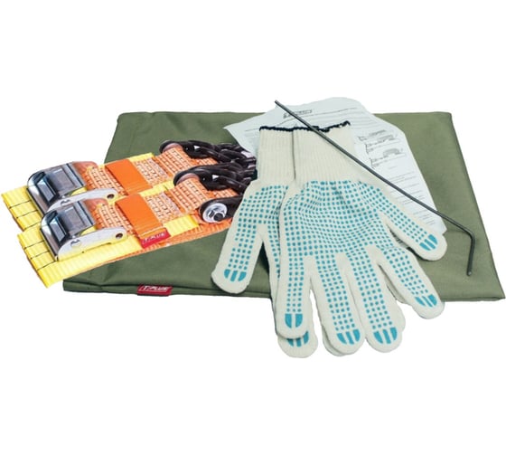 Комплект браслетов противоскольжения 4WD Т8 R21-R22.5 Tplus T004915 1