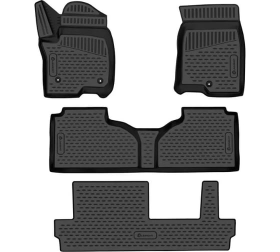Коврики в салон Element 3D подходят для CHEVROLET Tahoe (V), 2020-, внедорожник., цельное сид. 2 ряда, 4 шт. ELEMENT3DAN0025210k 1