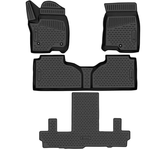 Коврики в салон Element 3D подходят для CHEVROLET Tahoe (V), 2020-, внедорожник., раздельные сид. 2 ряда, 4 шт. США ELEMENT3DAN0215210k 1