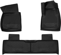 Коврики в салон Element 3D подходят для TOYOTA Land Cruiser 200 рест. 2012-, П.Р., 3 шт. (черный, полиуретан) / Тойота Ленд крузер ELEMENT3DA0N025210k
