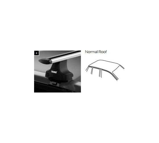 Установочный комплект Thule Kit KIA Ceed, 5-dr Hatchback with glass roof 12-17 г.в. 1693