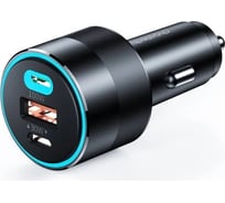 Зарядное автомобильное устройство Choetech 130 Вт, USB A QC3.0 + 2xUSB, C PD3.0 TC0011-BK